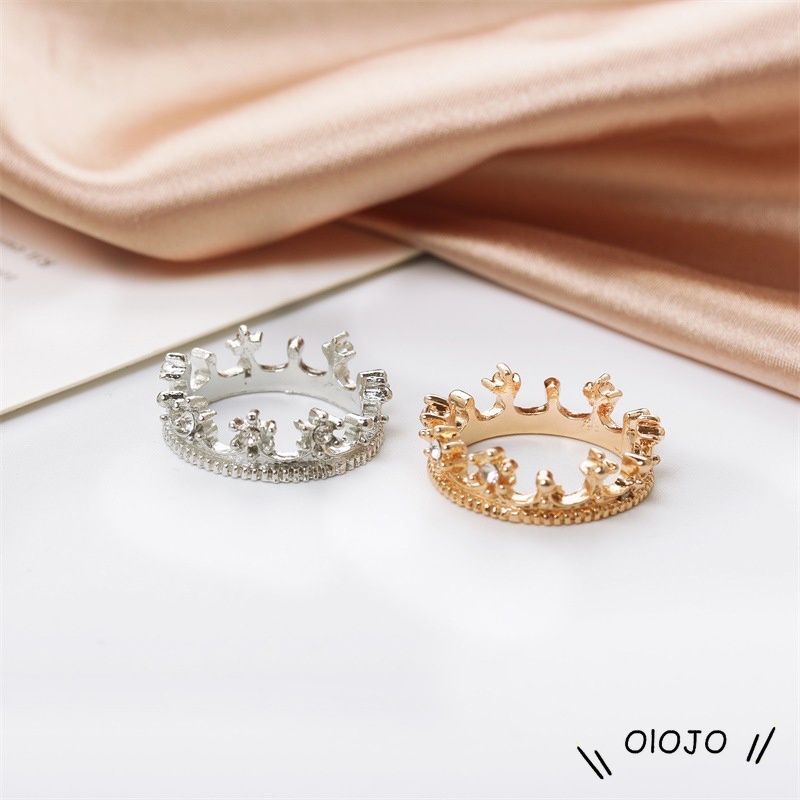 Versi Korea Dari Cabai Kecil Baru Crown Cincin Aksesoris Fashion - ol