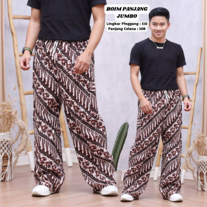 CELANA PANJANG BOIM BATIK KATUN ADEM NYAMAN SAKU SAMPING MURAH