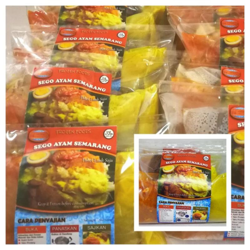 

SEGO AYAM SEMARANG FROZEN ( LAUK SAJA )
