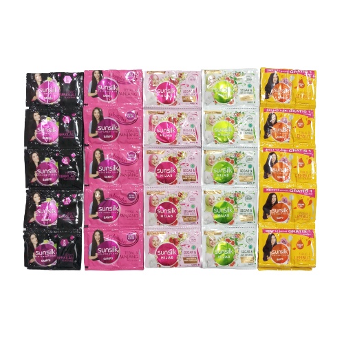 SUNSILK SHAMPOO SACHET 12X9ML/centraltrenggalek