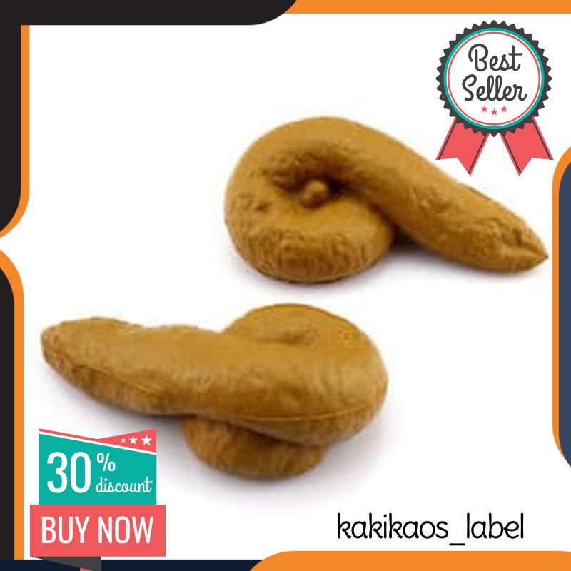 Mainan Gag Prank Squishy Eek Palsu Poop Poo Pup Toy Tahi Tai Kotoran