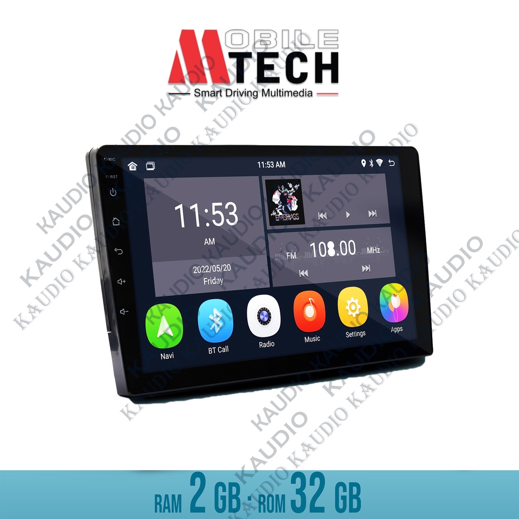 Mtech Head Unit Android Universal Mobil MM-8803 BBE 2/32 GB
