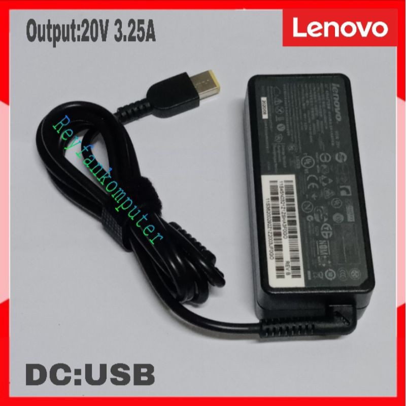 Adaptor Charger Laptop Lenovo G400 G40 G405 G405S G400S USB 20V 3.25A