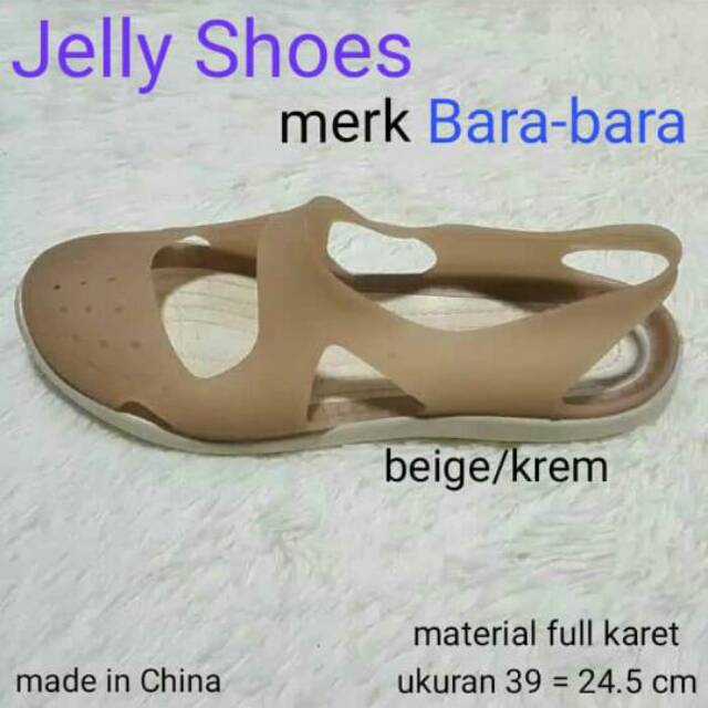 Sepatu wanita Jelly shoes / sepatu karet bara-bara | sandal sepatu