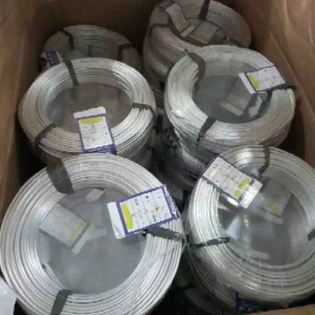 kawat bonsai aluminium label biru paket 25 meter