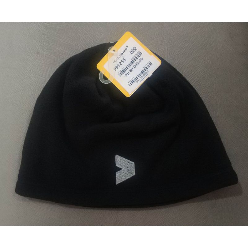 Kalibre Headwear 991255000 Topi Kupluk Hitam Tebal Kemah Camping