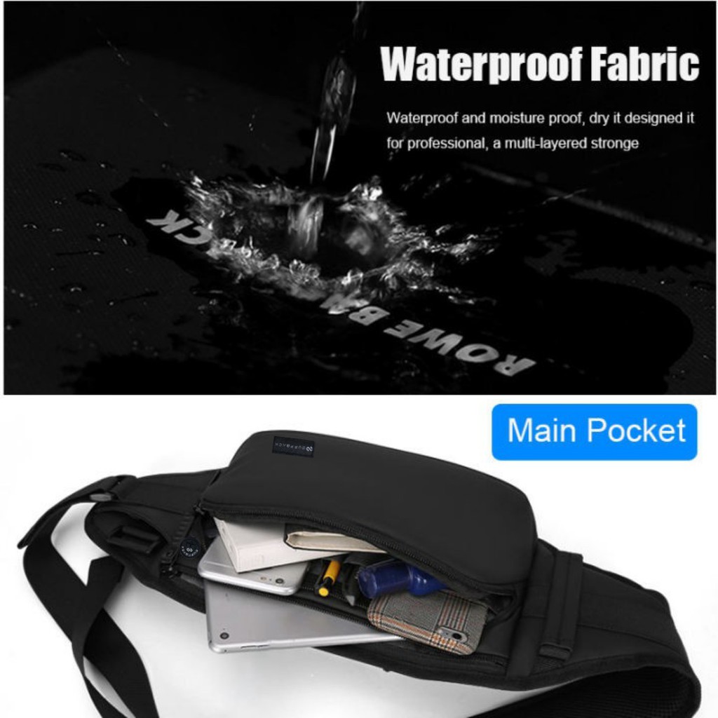 Tas Selempang Waistbag Waterproof Multifungsi Buffback Z-3210