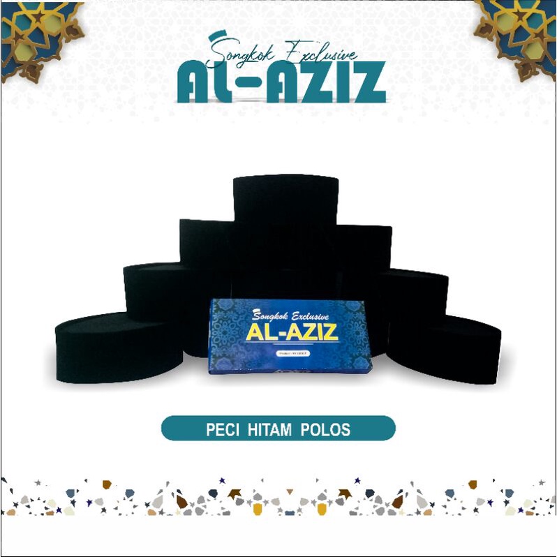 Peci Polos Hitam AC  / peci hitam / songkok/ peci presiden