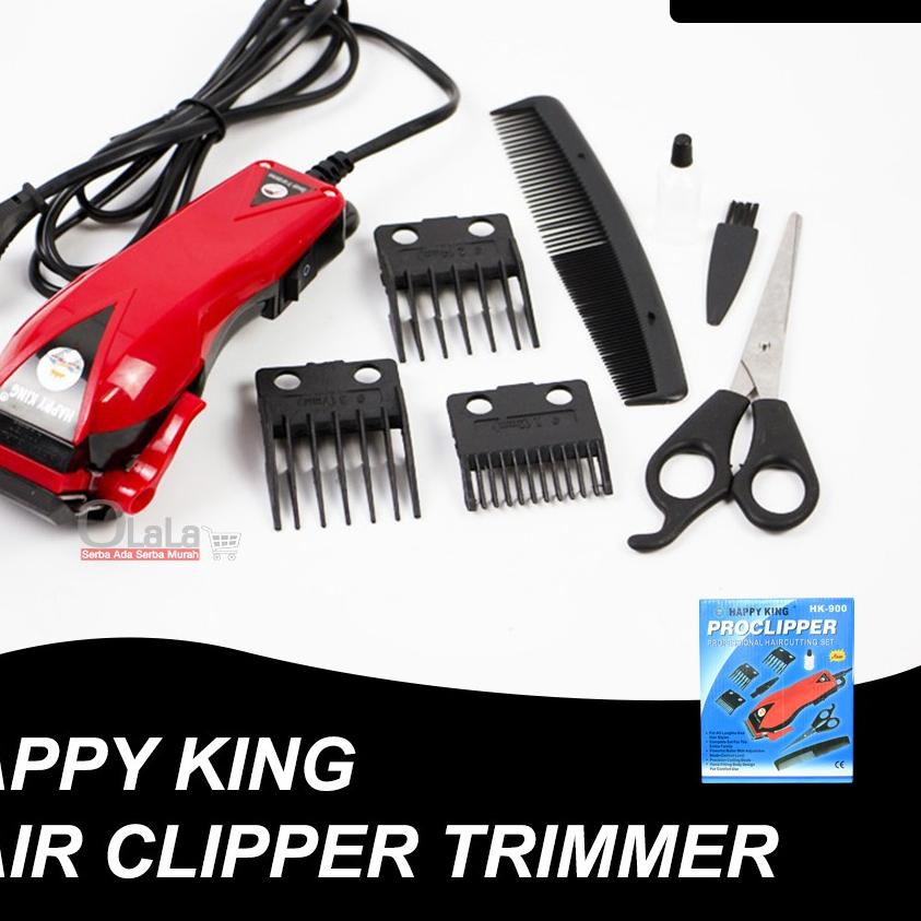 ♚ Mesin Alat Cukur Rambut Listrik Terbaik Happy King Hk-900 - Potong Pangkas Hair Clipper ✭