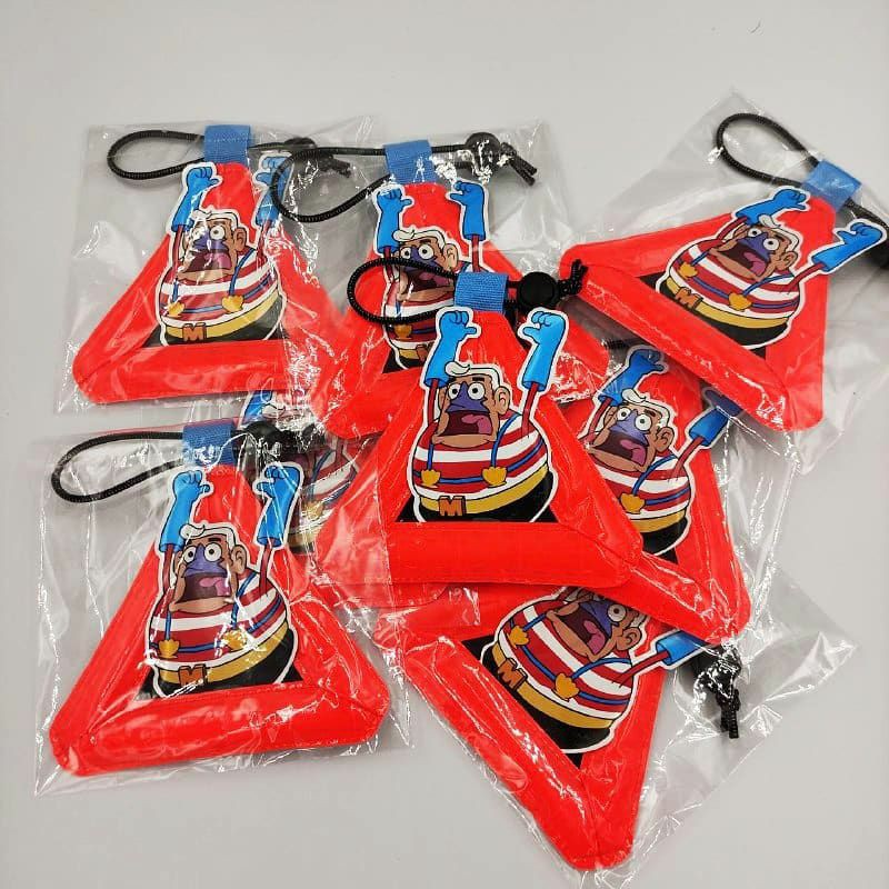 Mermaid Man Triangle Reflector (orange)