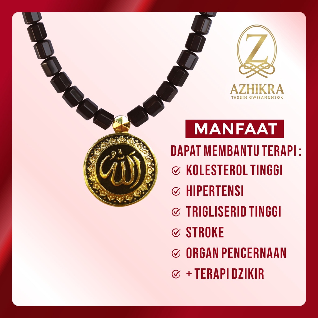 NEW AZHIKRA Kalung Kesehatan Swarovski Stone 1+1 Total 12 pcs - RESMI dan ORIGINAL 100 %