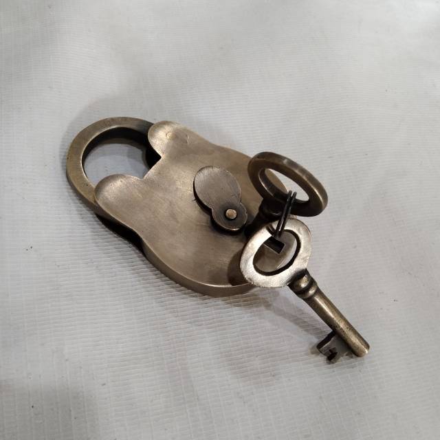 2-3/4&quot; Brass padlock / Gembok / Kunci rumah kuningan - antique brass Termurah
