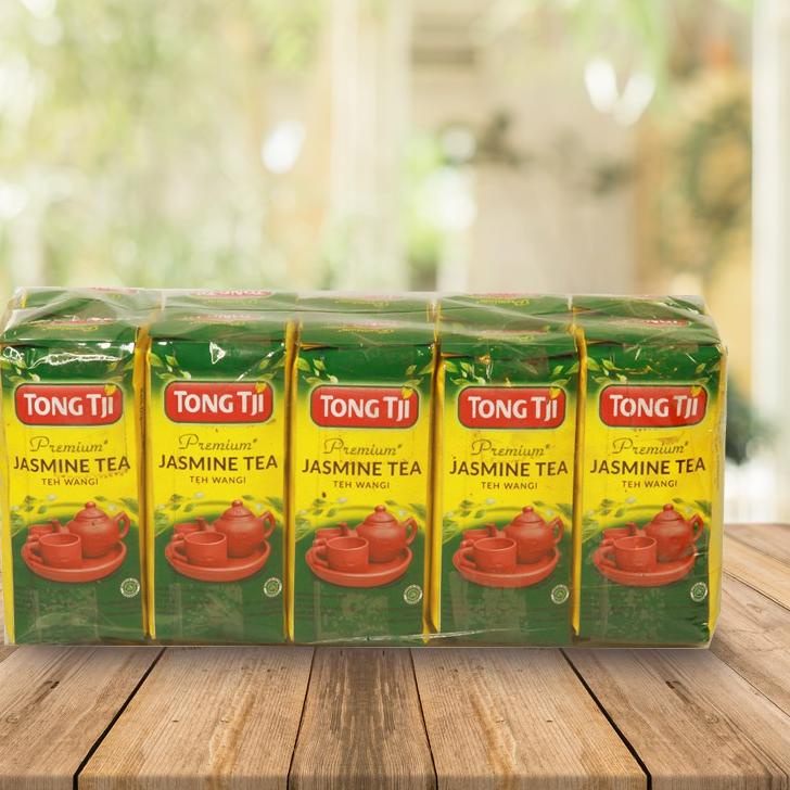 

>D2289) ⭐⭐⭐⭐⭐ Tong Tji Premium Jasmine Tea ( Teh Seduh ) Per slop ( 10pack isi 50gram ) harga bersaing