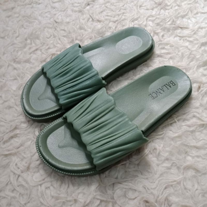 New BLC 1608-A1 malona / sandal jelly / sandal wanita / sandal import-Hijau