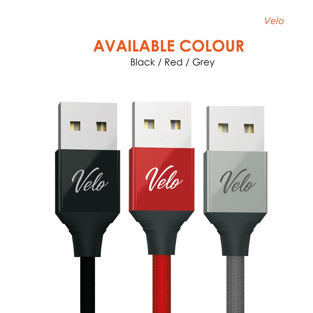 Kabel Data USB Jete Velo Type-C 2.4A