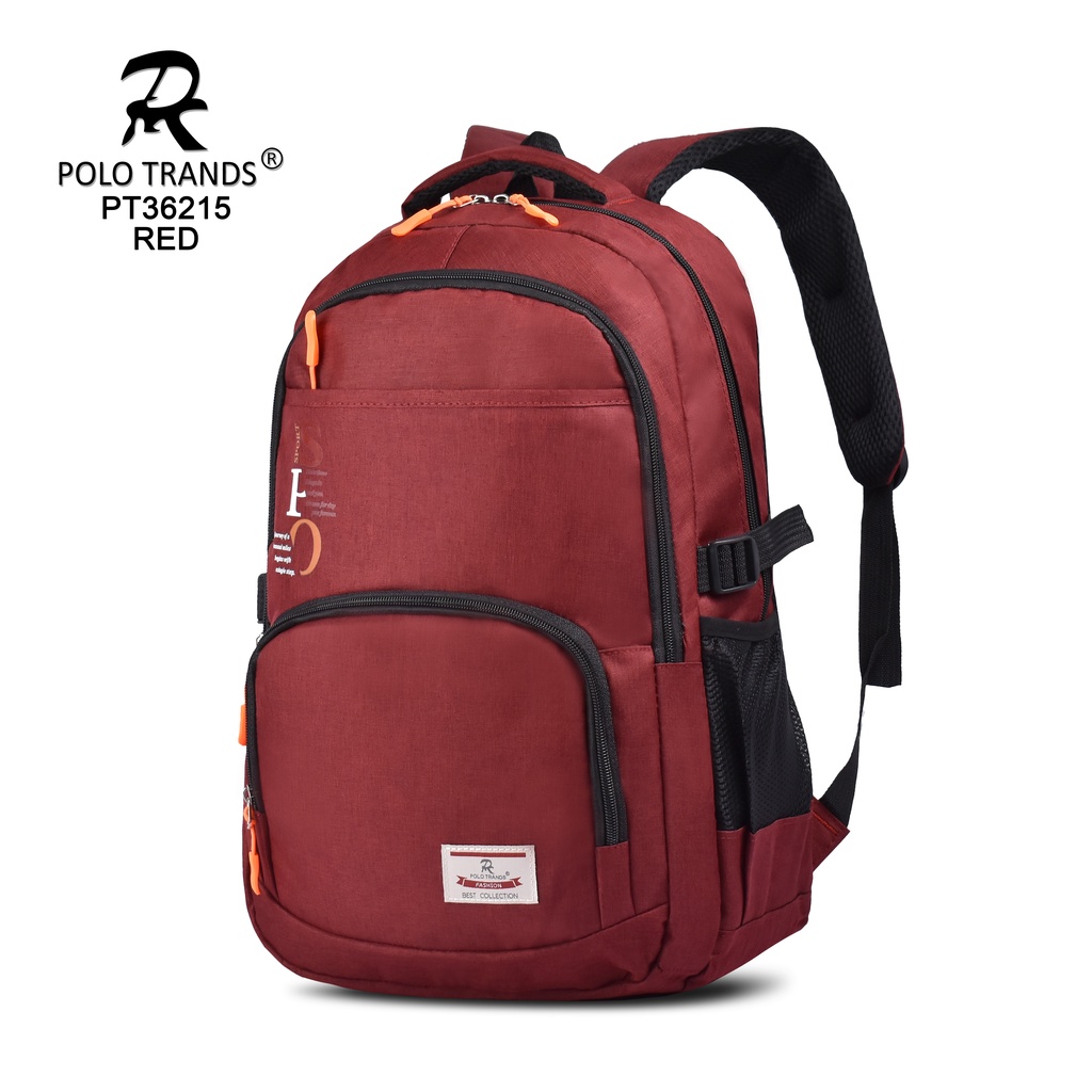Polo Trands Tas Sekolah & Travelling Anak Gratis Jas Hujan / RainCoat PT 36216-36215 Red
