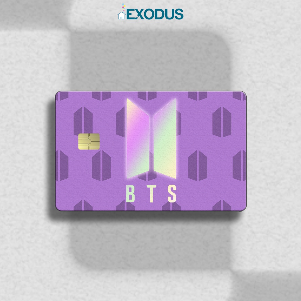

BTS x ARMY Hologram Skin / Sticker kartu ATM