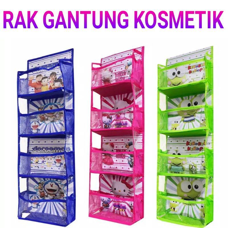 Rak Kosmetik Organizer Make Up Varian Karakter / Rak Kosmetik Gantung