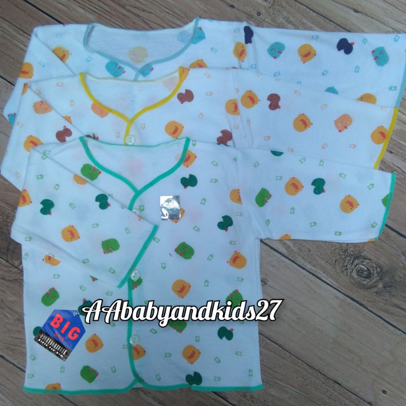 NEW ARRIVAL!!!SHANKUSEN 3PC Baju Bayi Lengan Panjang Newborn Usia 0-6Bulan Motif Terbaru LITTLE DUCK