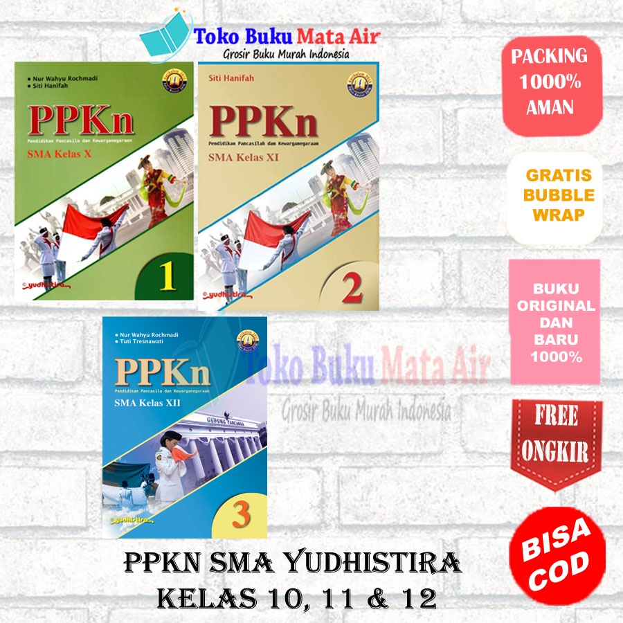 PPKN SMA/MA KELAS 10, 11 & 12 KURIKULUM 2013 - YUDHISTIRA