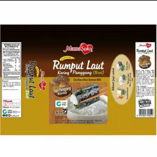 

Rumput laut panggang mamasuka