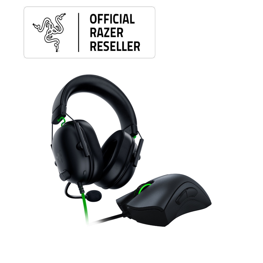 Razer Deathadder Essential Black + Razer Blackshark V2x Bundle