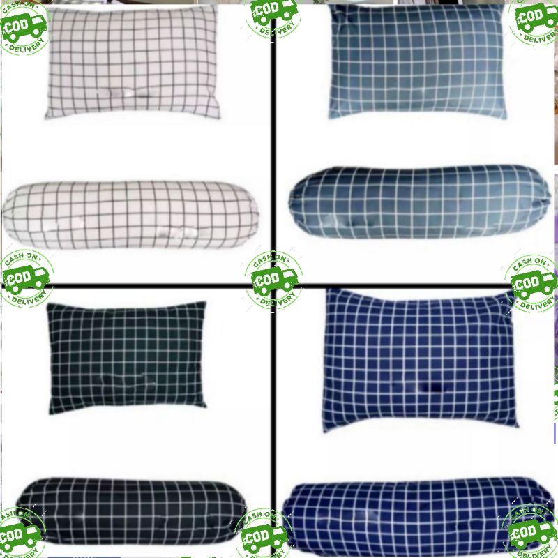 SARUNG BANTAL DAN SARUNG GULING MOTIF KOTAK KOTAK DAN AESTENTIC GROSIR EMILI