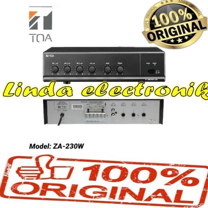 Amplifier TOA ZA 230 W ORIGINAL toa za 230w .