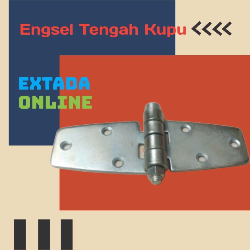 engsel tengah kupu handerson, engsel pintu lipat besi/kayu.