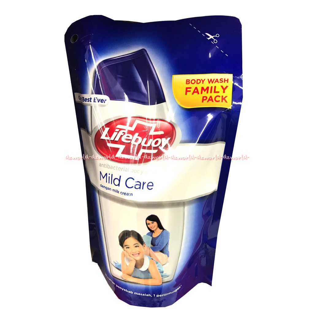 Lifebouy Mild Care 450ml Sabun Cair Perpaduan Susu Dan Oat Kemasan Refill Kemasan Pouch Life Bpuy