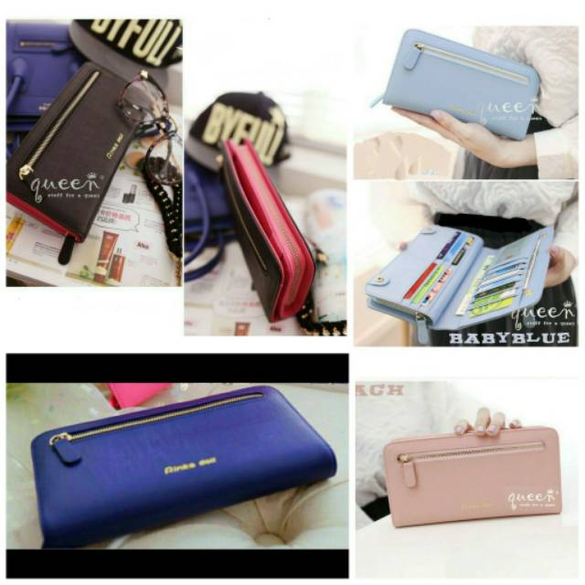 DOMPET WANITA RINKA ZIPER - DOMPET LIPAT WANITA KOREAN FASHION WALLET