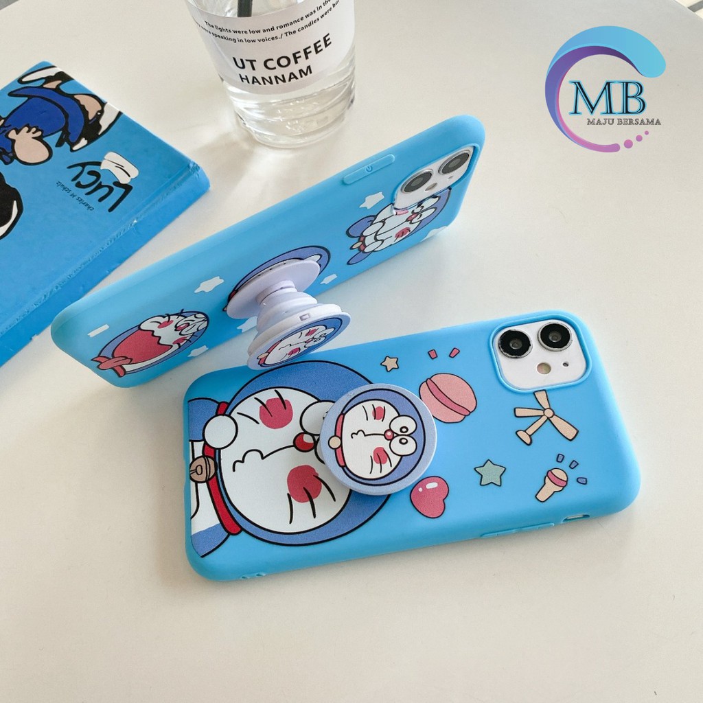 Soft Case Popsocket DORAEMON Vivo Y83 Y20 Y21s Y12s Y20s Y30 Y50 Y30i MB1143 Murah Karakter Lucu Cwe