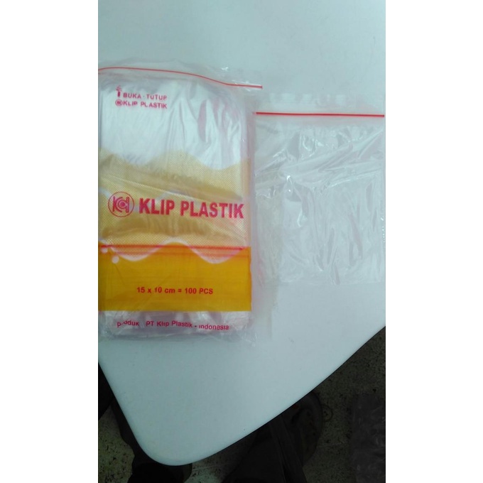 Plastik Klip 15 x 10 - Plastik Kancing - Klip Obat - Perekat