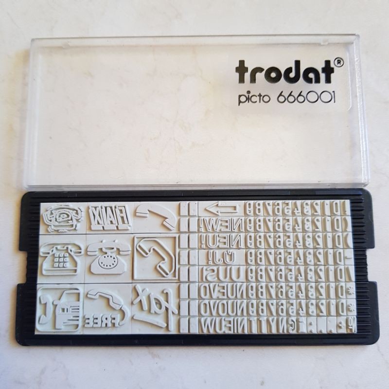 

stempel Trodat typo set
