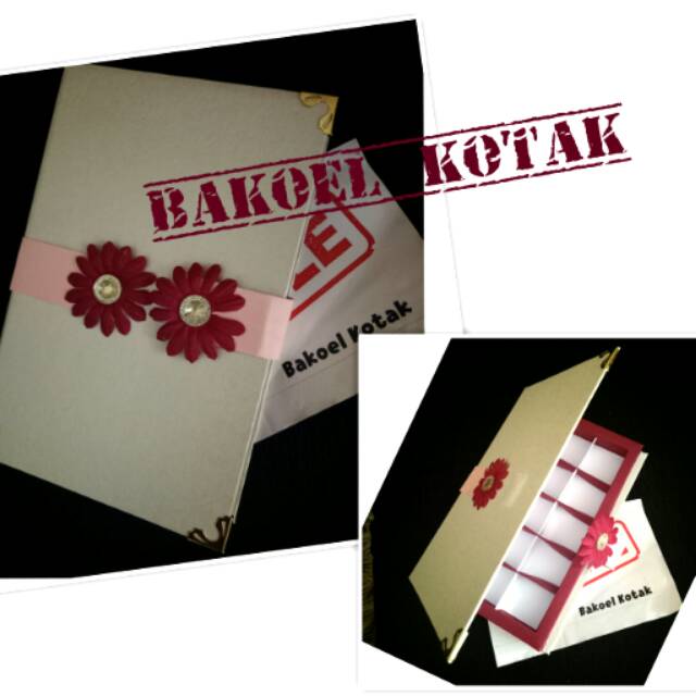 

Box Coklat / Kotak coklat sekat 15