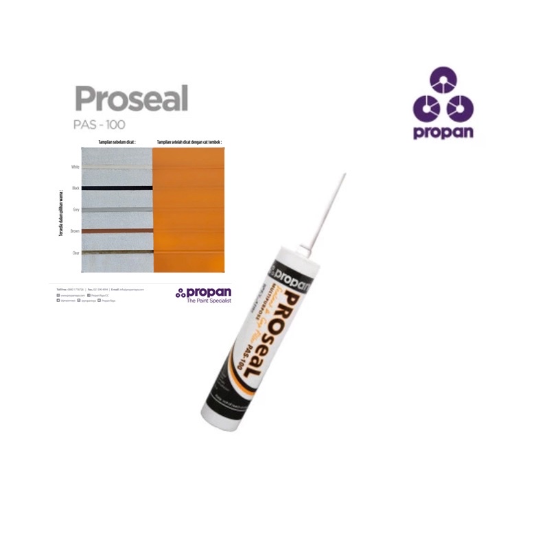 

Proseal sealent gap filler 300gr - Clear