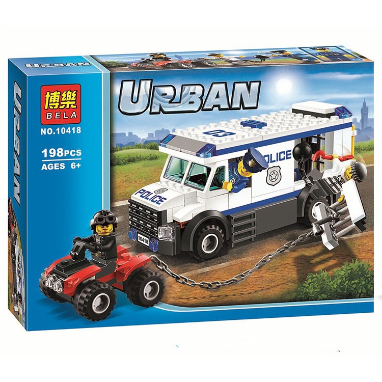 Bela 10418 Urban City Police Prisoner Transporter