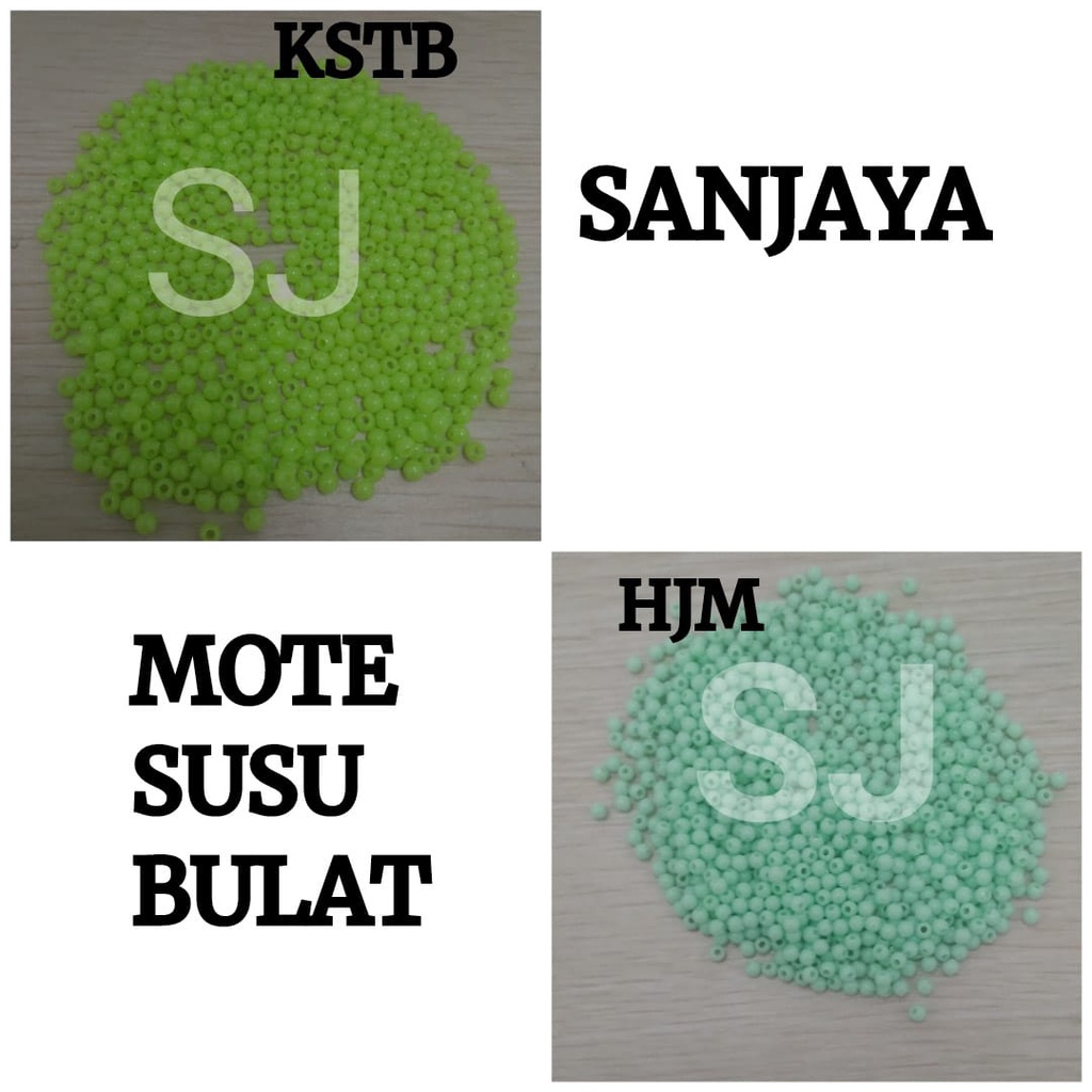 MOTE SUSU / MANIK SUSU / MANIK SUSU PASTEL / MOTE BULAT / MANIK BULAT / MANIK SUSU BULAT / MOTE SUSU BULAT 3MM