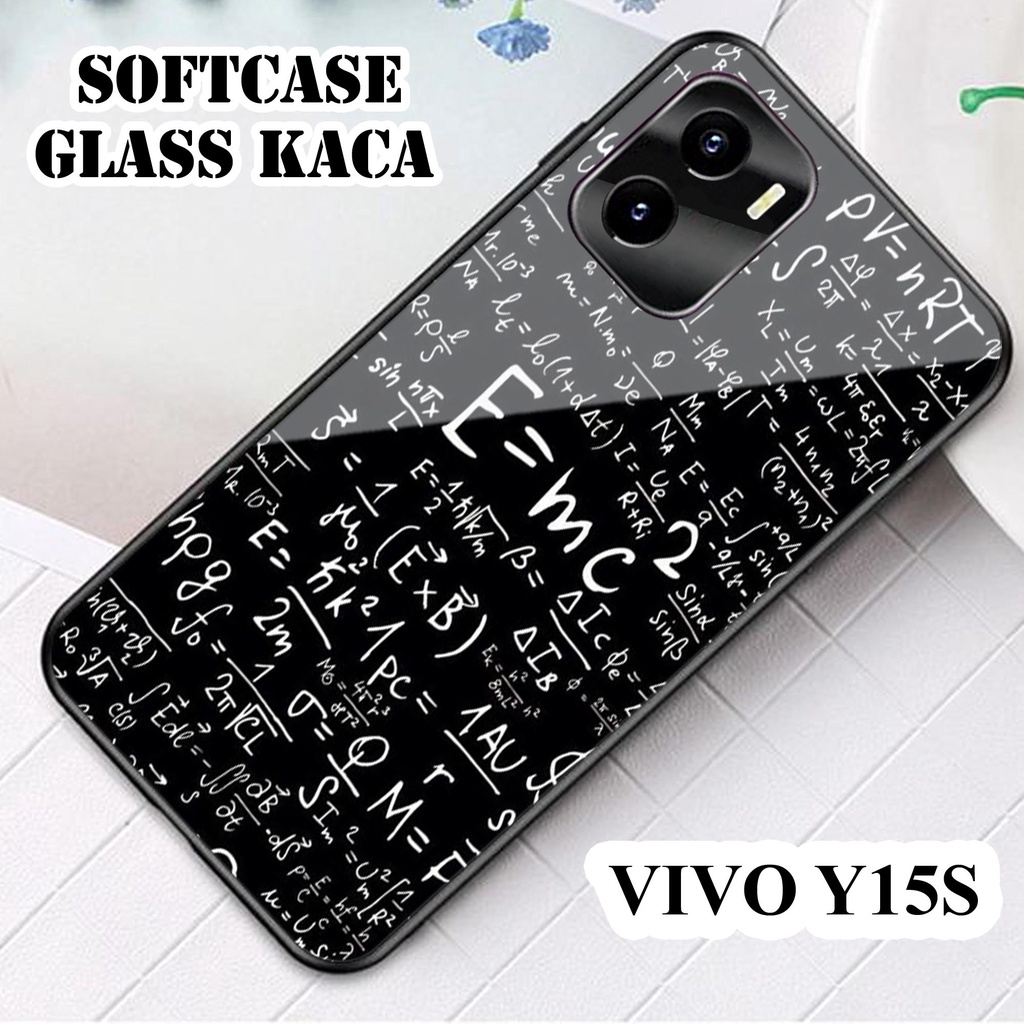 Softcase Glass Kaca VIVO Y15 S - Casing HP VIVO Y15 S[ S18 ]