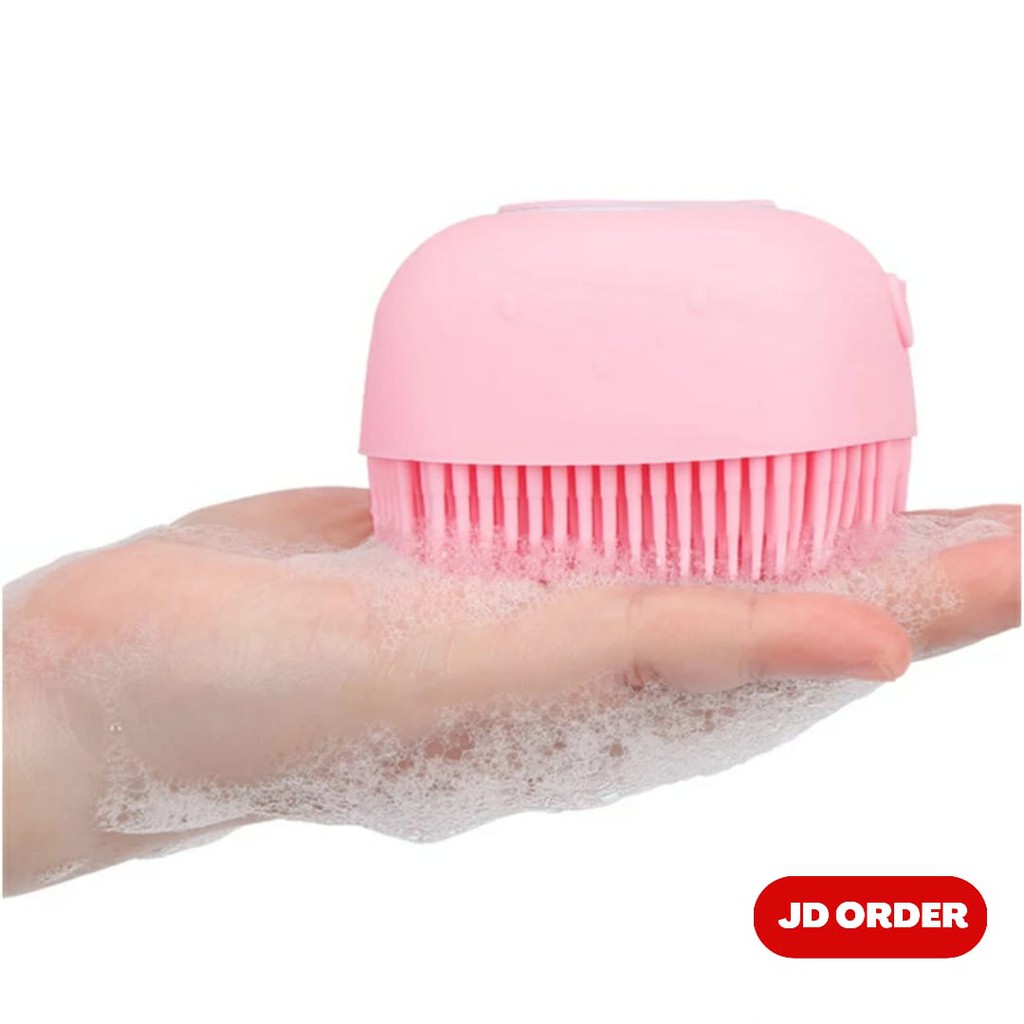 Sikat Mandi Silikon 80Ml Shower Brush Silicone Dispenser