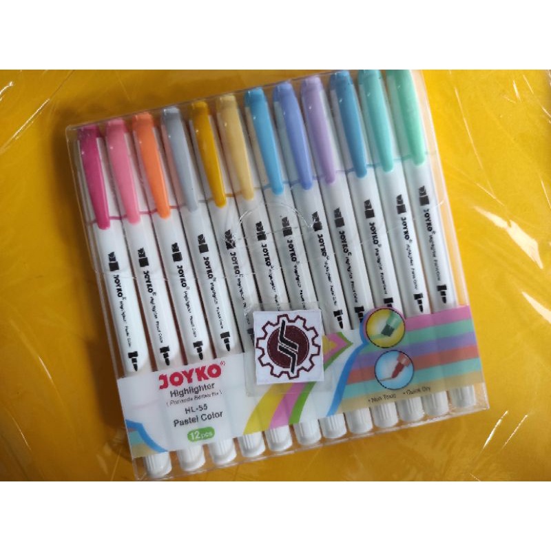 

Stabilo Highlighter Joyko HL-55 (12 warna) per set