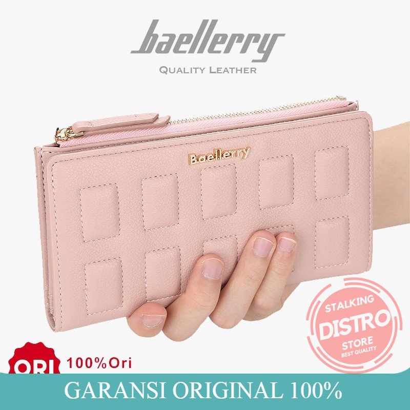 Dompet Wanita Panjang BAELLERRY N1882  Bahan Kulit PU Leather Premium dompet wanita dompet baellerry