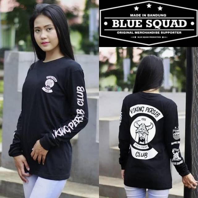 Kaos Viking Persib Club Hitam (Original) Cewek/Cowok