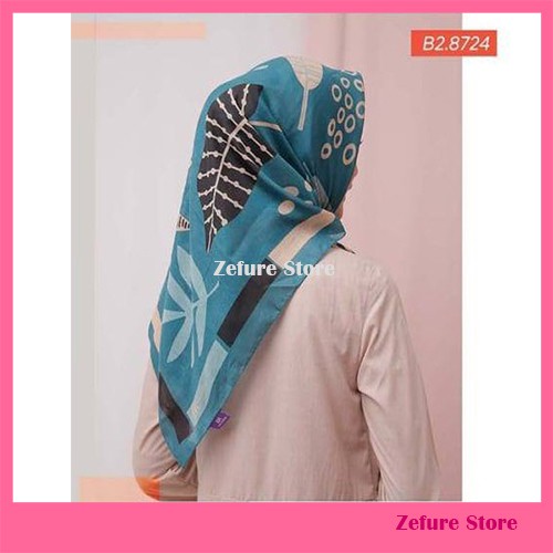 Kerudung Segiempat Motif Arun Scarf Mezora