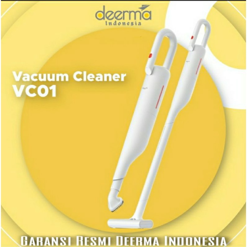 Deerma VC01 Handheld Wireless Vacuum Cleaner Tanpa Kabel - Garansi Resmi