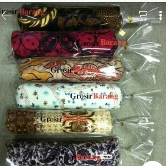 

SOUVENIR PERNIKAHAN Tempat pensil batik kemasan plastik