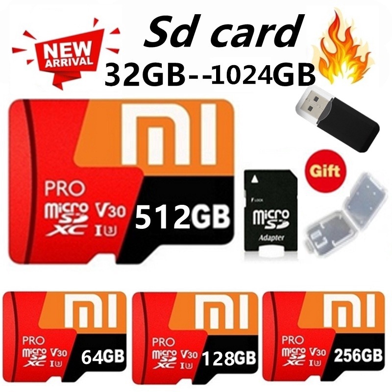Xiaomi Kecepatan Tinggi Kartu Micro TF Kartu Flash Memori Kartu SD 10 Sdxc Kartu 1 TB 512 GB 256 GB 