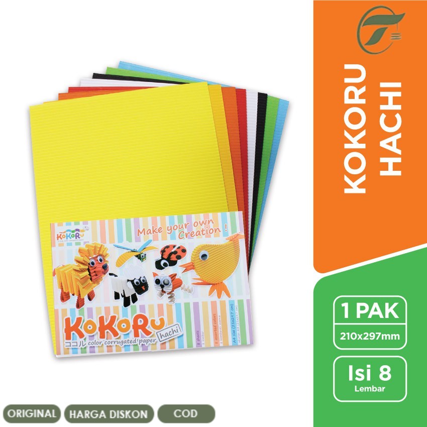 

Kokoru Kertas Bergelombang Hachi A4