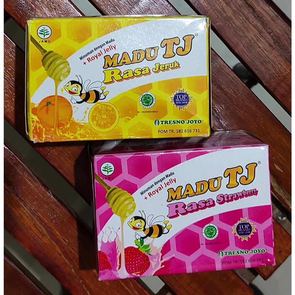 Madu TJ Sachet / Strawberry / Jeruk / Meningkatkan Imun Tubuh / Stamina