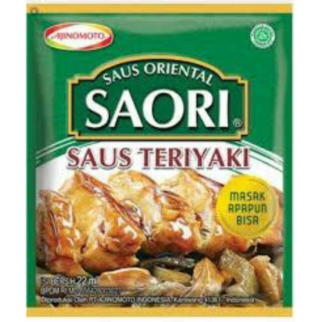

SAORI TERIYAKI Hijau Set isi 10
